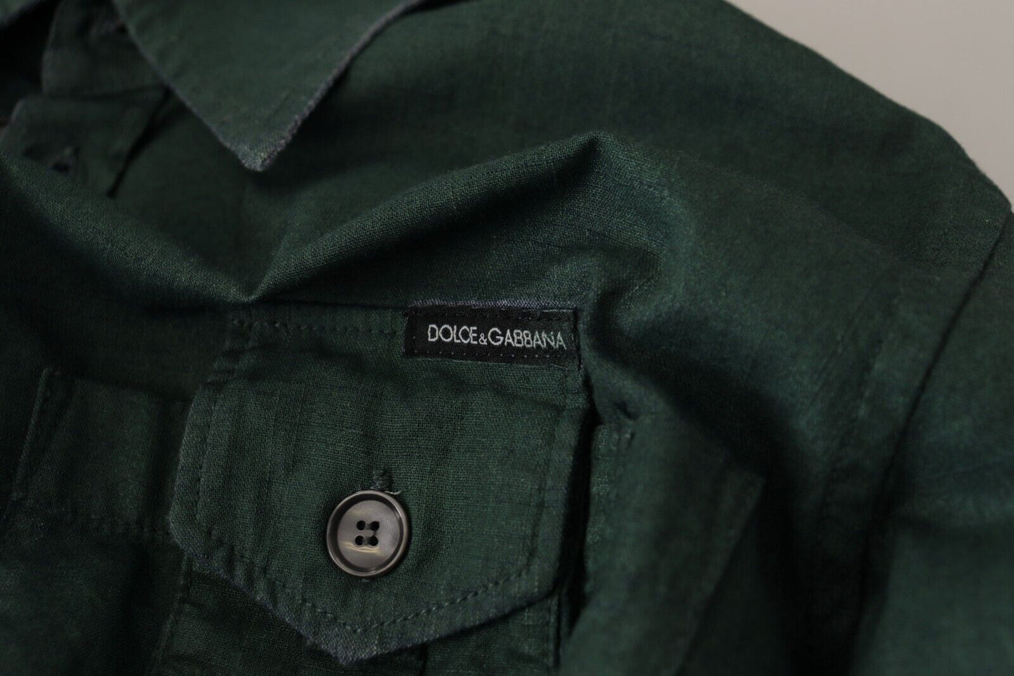 Повсякденна сорочка Dolce &amp; Gabbana Emerald Elegance Slim Fit