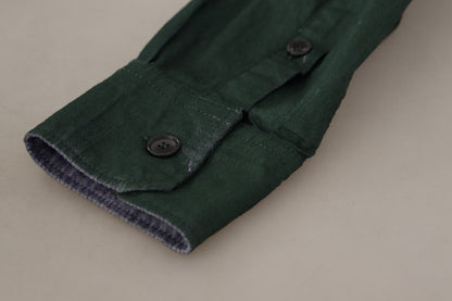 Повсякденна сорочка Dolce &amp; Gabbana Emerald Elegance Slim Fit