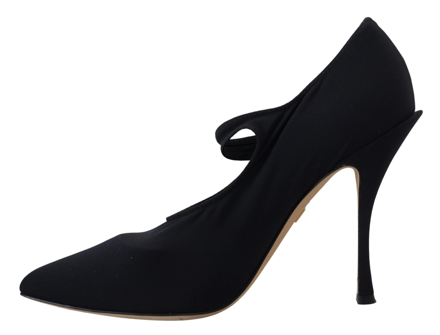 Чорні туфлі Dolce &amp; Gabbana Chic Black Mary Jane з кристалами