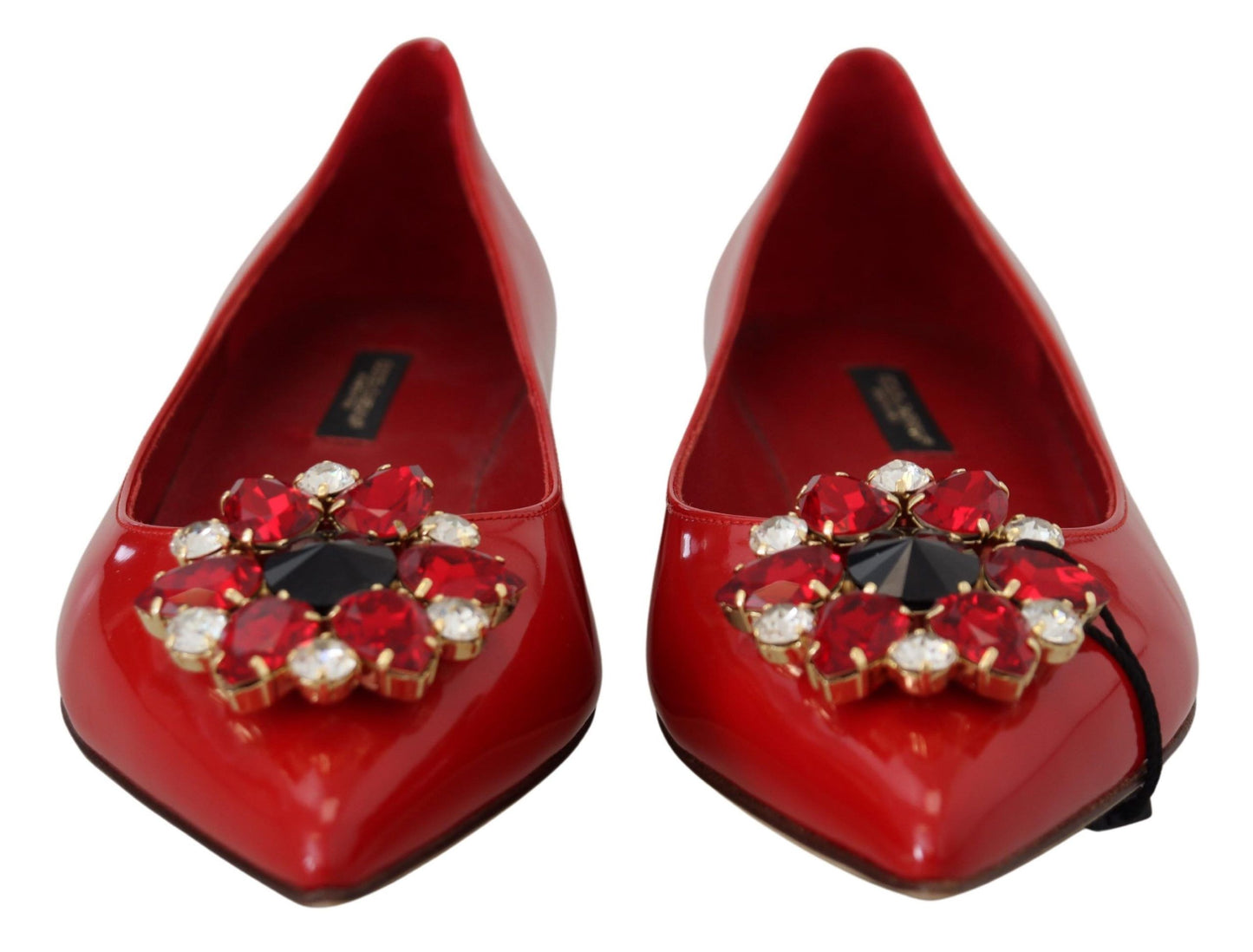Червоні замшеві лофери Dolce &amp; Gabbana Crystal - вишукана елегантність