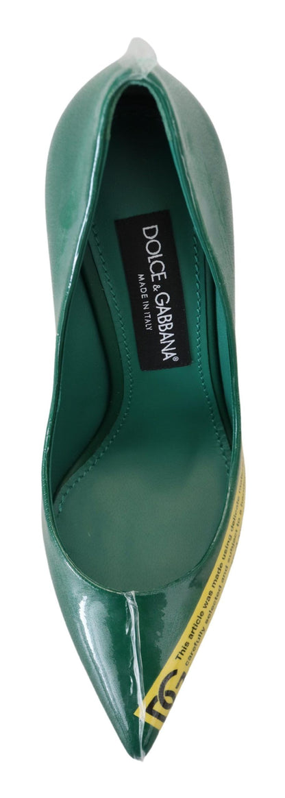 Шкіряні туфлі Dolce &amp; Gabbana Emerald Elegance