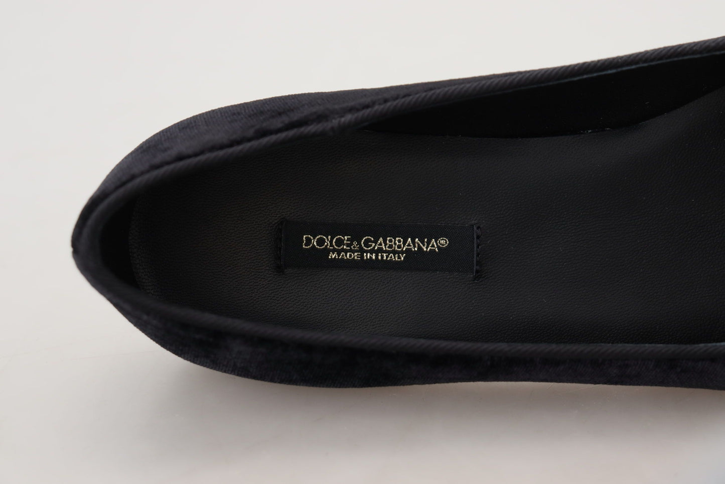 Елегантні чорні лофери зі суміші шовку Dolce &amp; Gabbana