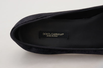 Елегантні чорні лофери зі суміші шовку Dolce &amp; Gabbana
