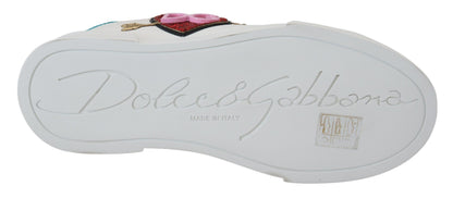 Елегантні білі шкіряні кросівки Dolce &amp; Gabbana Portofino