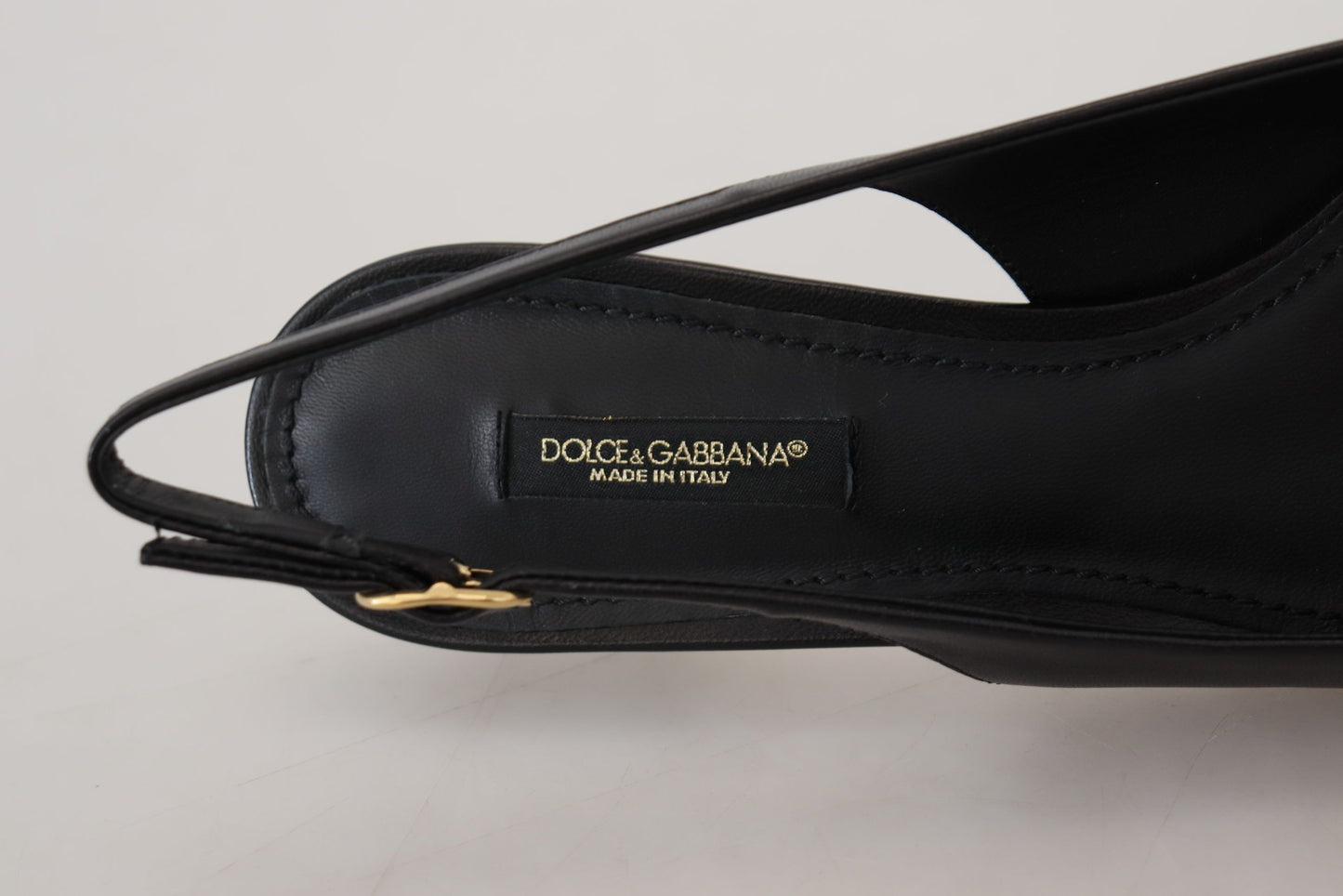 Елегантні чорні шкіряні човники Dolce &amp; Gabbana
