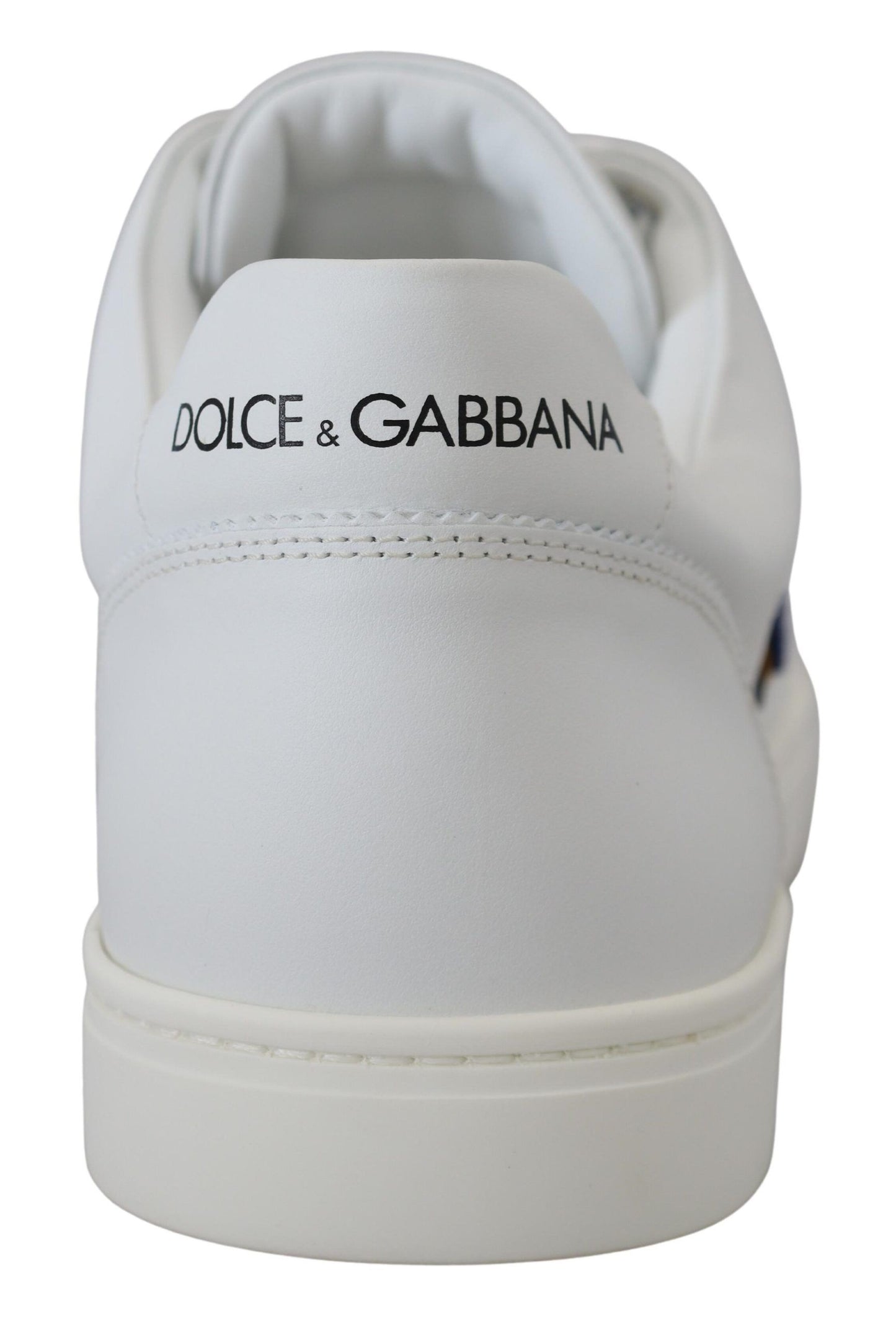 Елегантні білі шкіряні чоловічі кросівки Dolce &amp; Gabbana