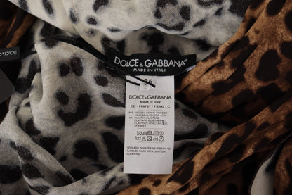 Елегантна коричнева сукня-лінія Dolce &amp; Gabbana з V-подібним вирізом і трапезою