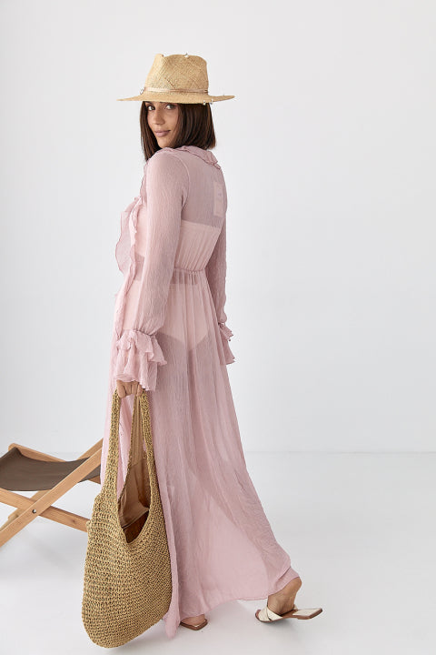 Transparent beach dress