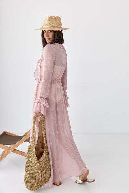 Transparent beach dress