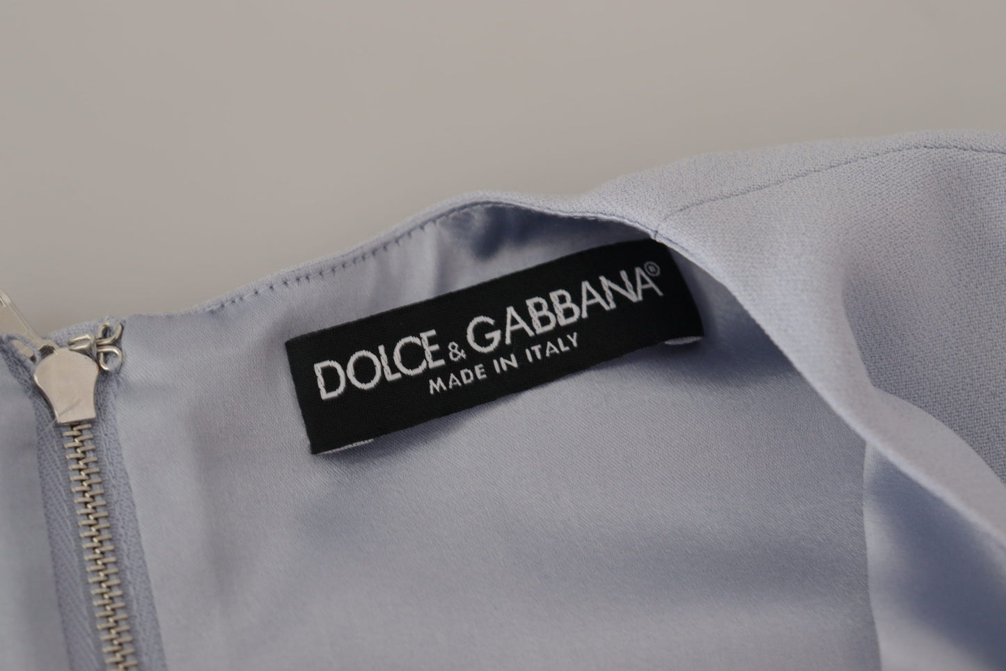 Елегантна світло-блакитна сукня А-силуету Dolce &amp; Gabbana