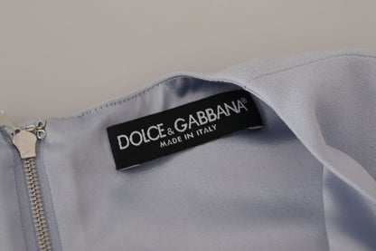 Елегантна світло-блакитна сукня А-силуету Dolce &amp; Gabbana