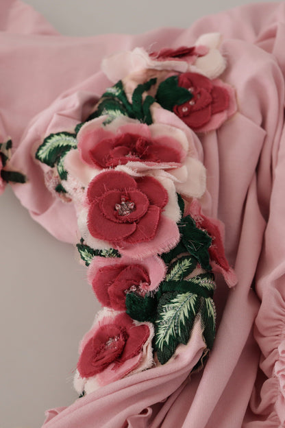 Елегантна рожева облягаюча сукня Dolce &amp; Gabbana на одне плече