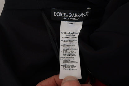Елегантна червона облягаюча міді сукня Dolce &amp; Gabbana