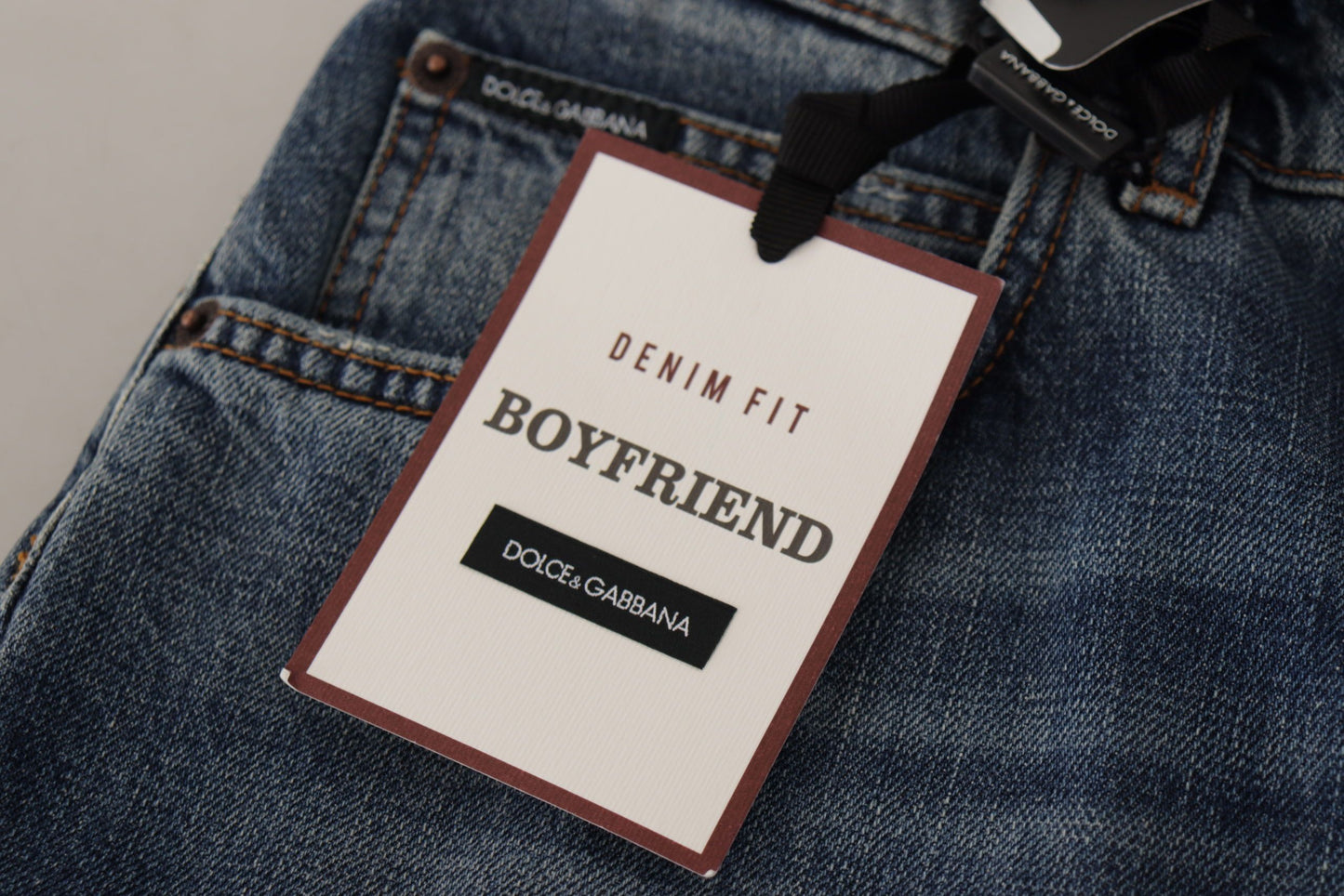 Джинси Dolce &amp; Gabbana Chic Boyfriend Cut із середньою талією