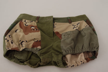 Штани Dolce &amp; Gabbana Army Green із високою талією