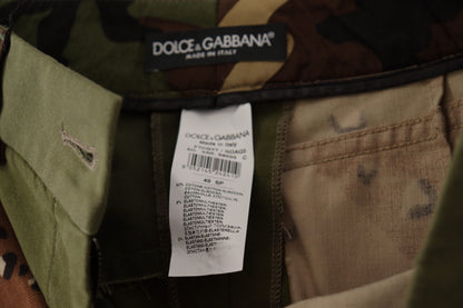 Штани Dolce &amp; Gabbana Army Green із високою талією