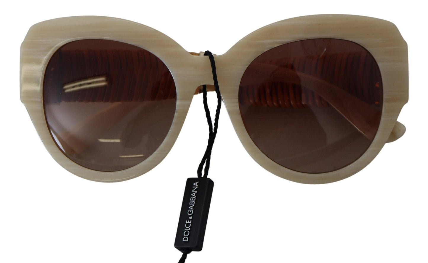 Жіночі сонцезахисні окуляри Dolce &amp; Gabbana Beige Chic з ацетату