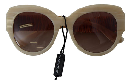 Жіночі сонцезахисні окуляри Dolce &amp; Gabbana Beige Chic з ацетату