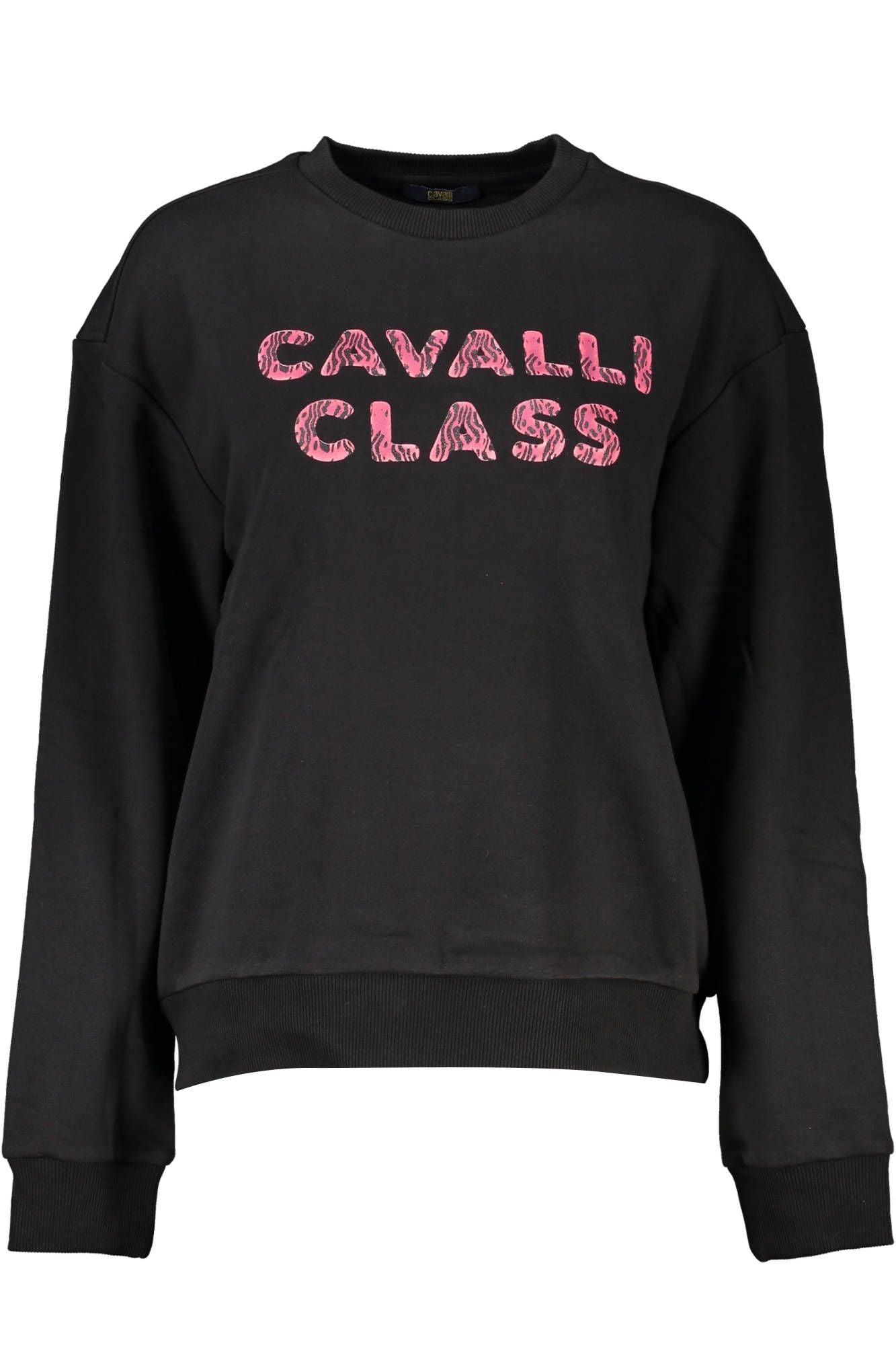 Чорний бавовняний жіночий светр Cavalli Class
