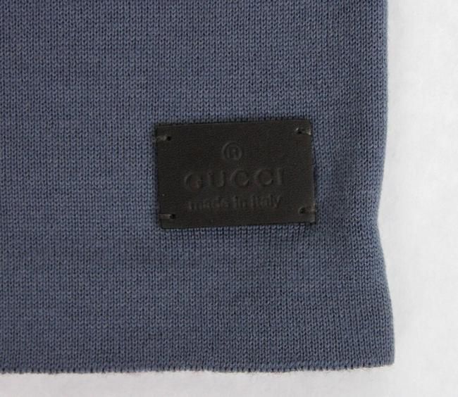 Середня в'язана шапка-біні Gucci унісекс бордового синього кольору