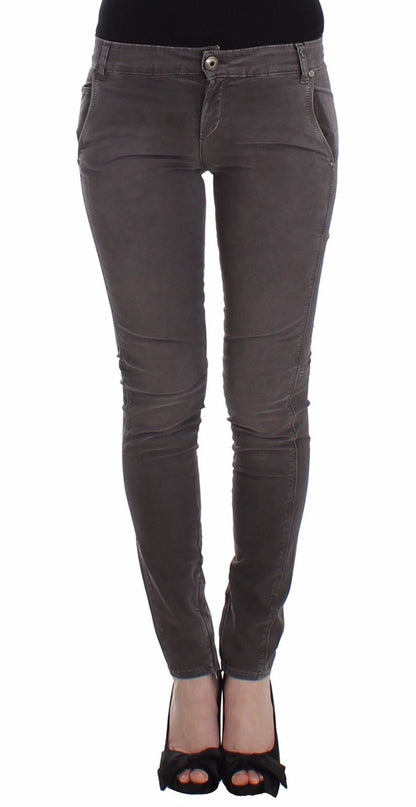 Ermanno Scervino Chic Grey Slim Jeans - елегантність поєднується з комфортом