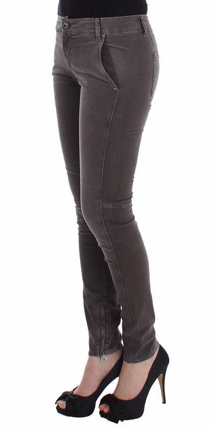 Ermanno Scervino Chic Grey Slim Jeans - елегантність поєднується з комфортом