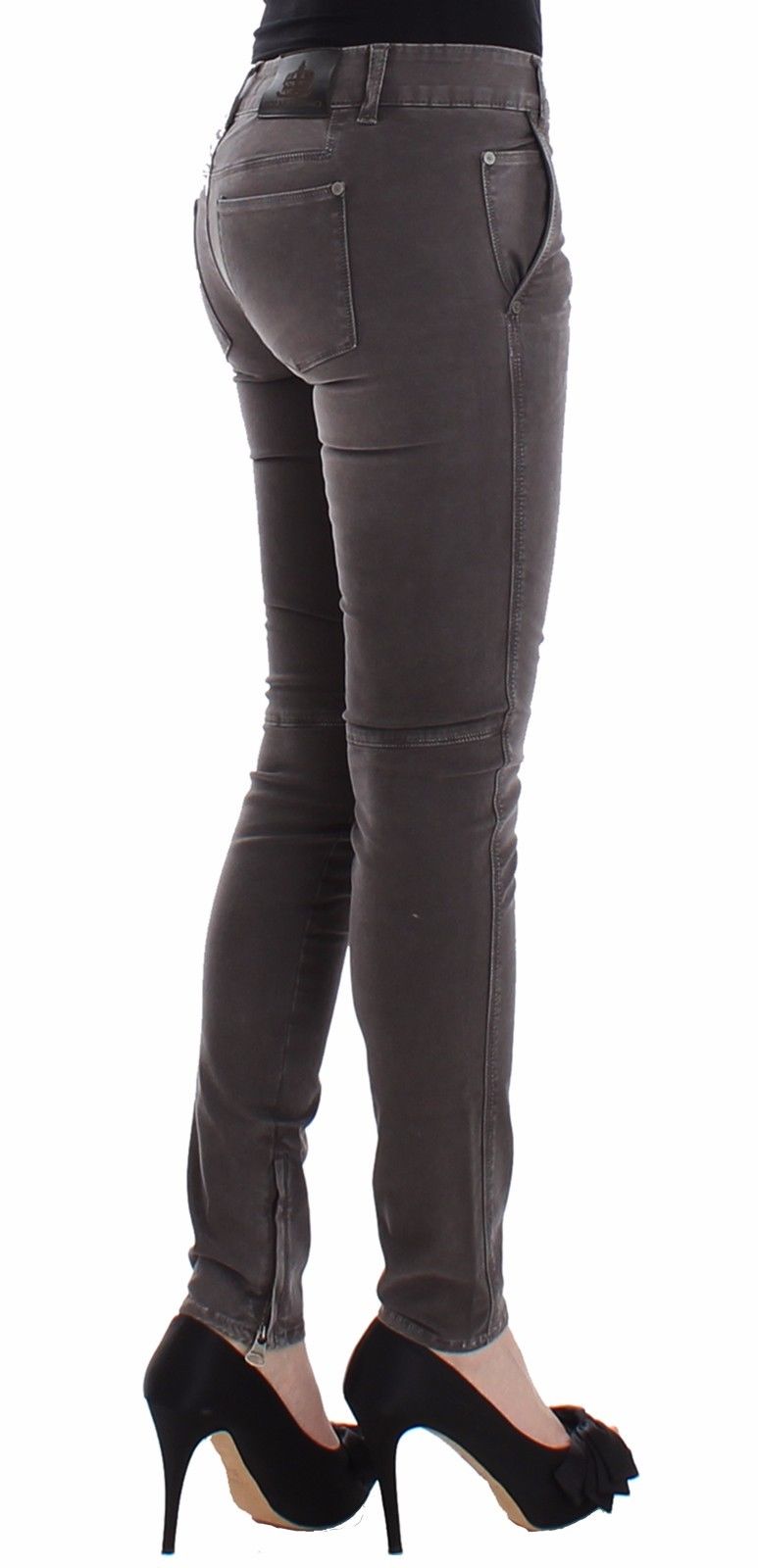 Ermanno Scervino Chic Grey Slim Jeans - елегантність поєднується з комфортом