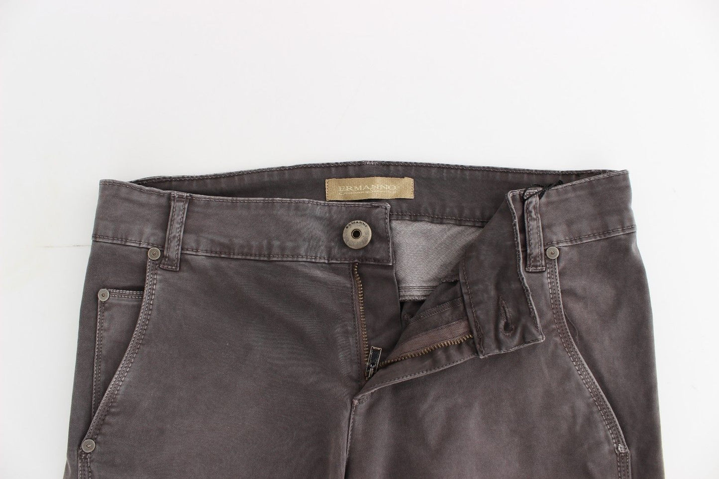 Ermanno Scervino Chic Grey Slim Jeans - елегантність поєднується з комфортом