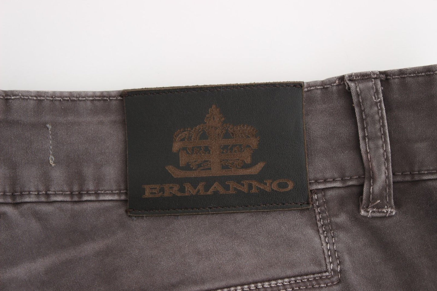 Ermanno Scervino Chic Grey Slim Jeans - елегантність поєднується з комфортом