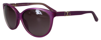 Круглі сонцезахисні окуляри Dolce &amp; Gabbana Chic Purple Acetate