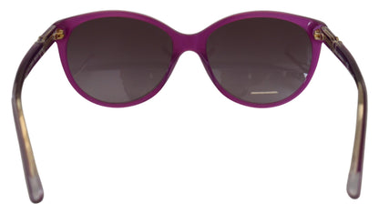 Круглі сонцезахисні окуляри Dolce &amp; Gabbana Chic Purple Acetate