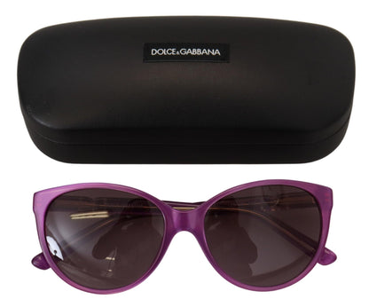 Круглі сонцезахисні окуляри Dolce &amp; Gabbana Chic Purple Acetate