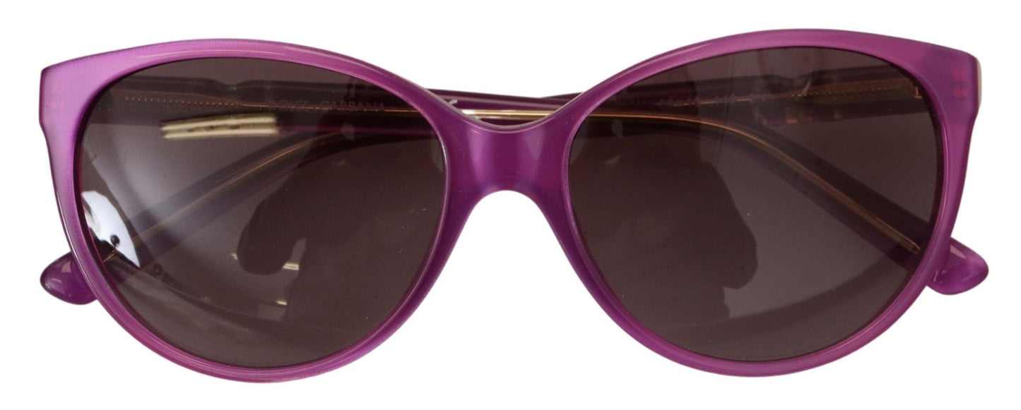Круглі сонцезахисні окуляри Dolce &amp; Gabbana Chic Purple Acetate
