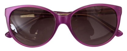 Круглі сонцезахисні окуляри Dolce &amp; Gabbana Chic Purple Acetate