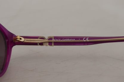 Круглі сонцезахисні окуляри Dolce &amp; Gabbana Chic Purple Acetate