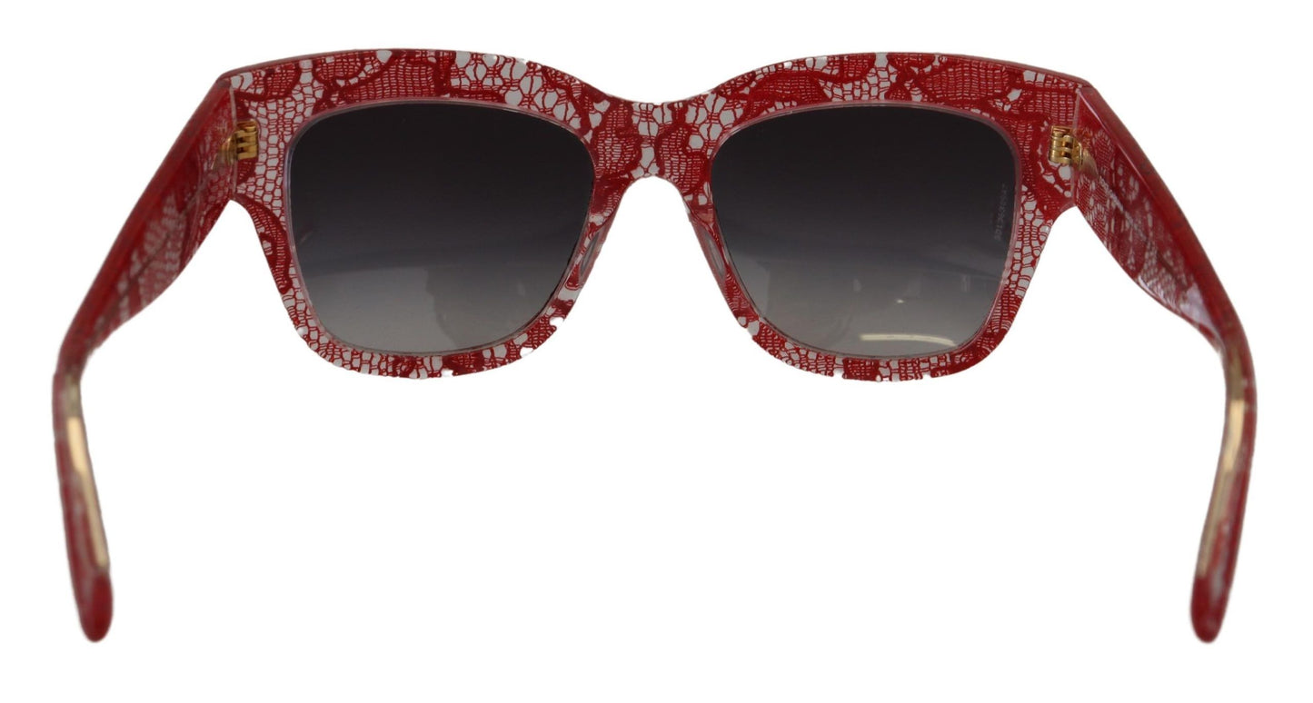 Тоновані сонцезахисні окуляри з сицилійським мереживом Dolce &amp; Gabbana Chic