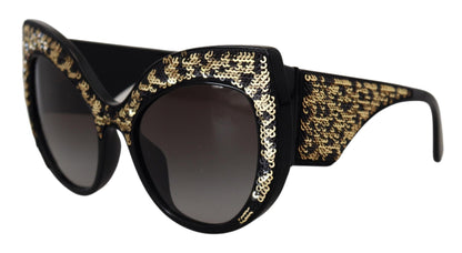 Сонцезахисні окуляри Dolce &amp; Gabbana з поляризованими паєтками та метеликами