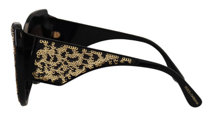 Сонцезахисні окуляри Dolce &amp; Gabbana з поляризованими паєтками та метеликами