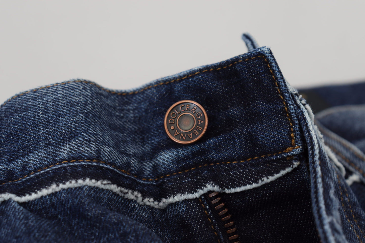 Елегантні джинси Dolce &amp; Gabbana Elegant Blue Wash Regular Fit
