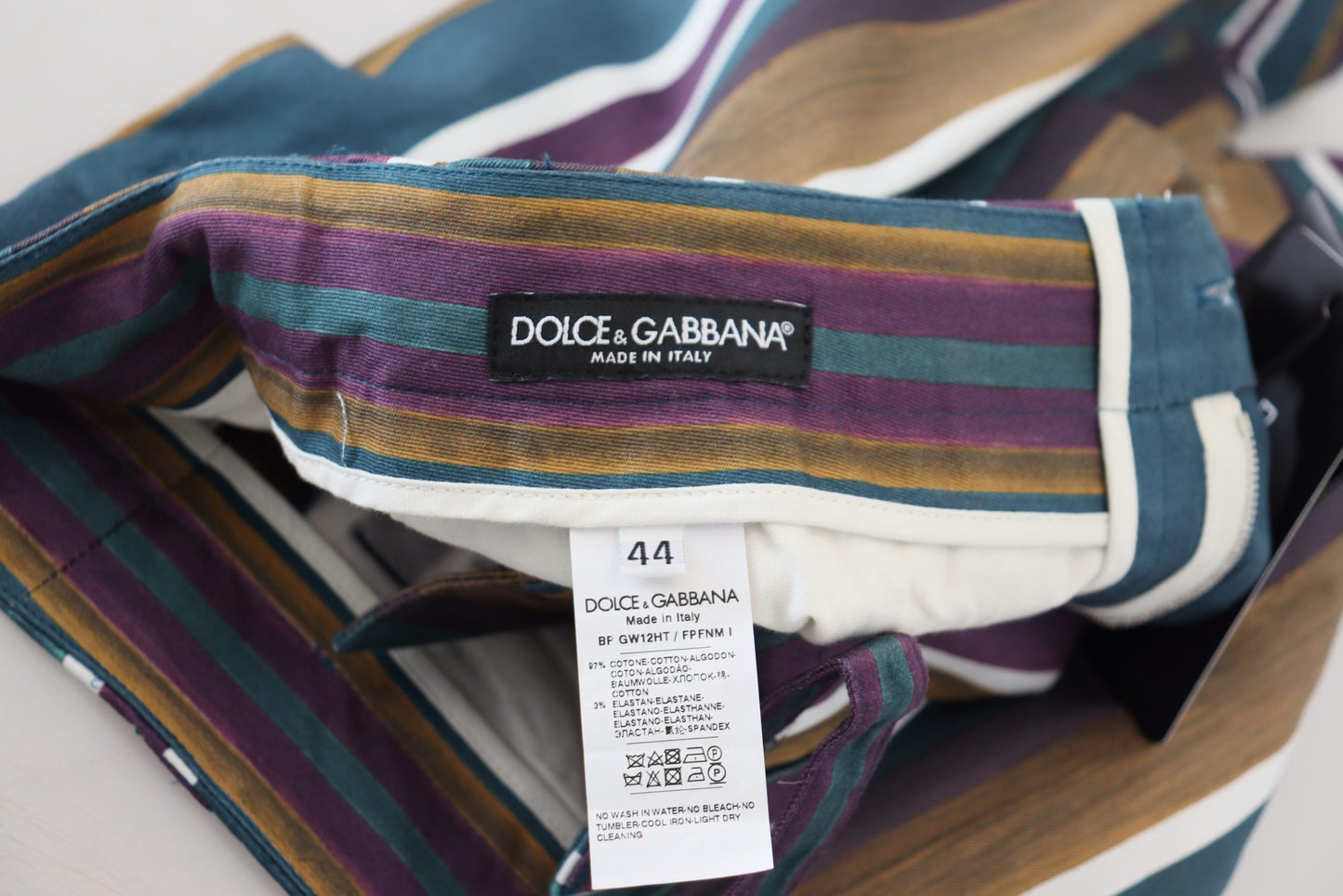 Різнокольорові шорти чінос Dolce &amp; Gabbana Chic - стандартного крою