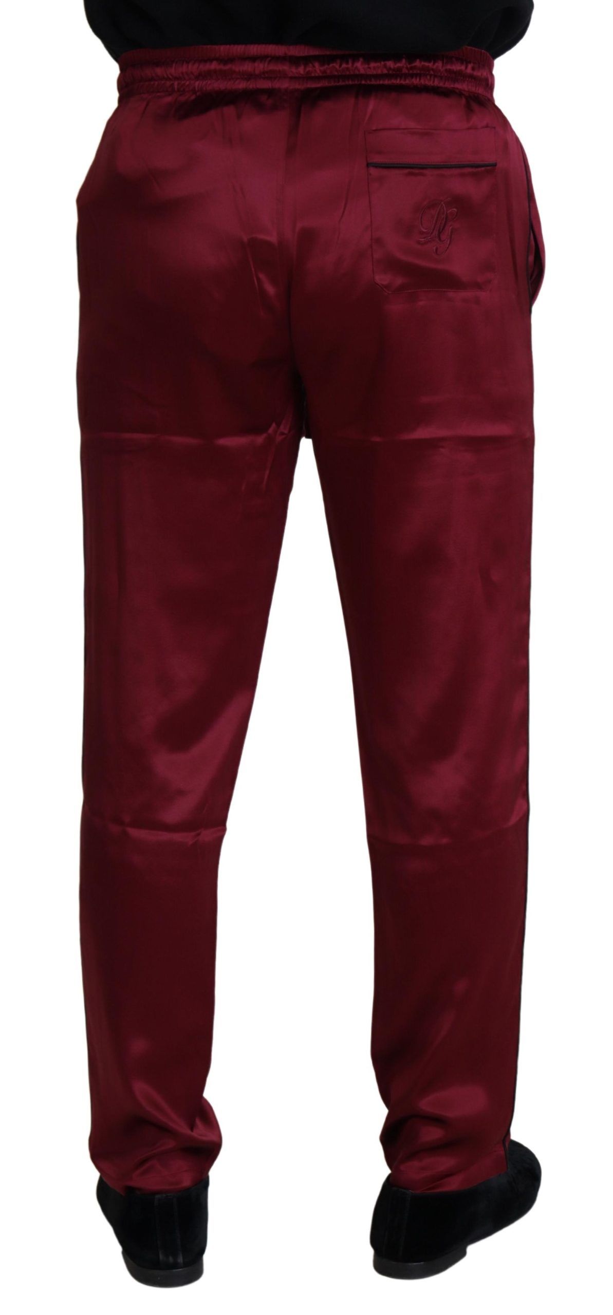 Dolce &amp; Gabbana Silk Lounge Pants у Бордо