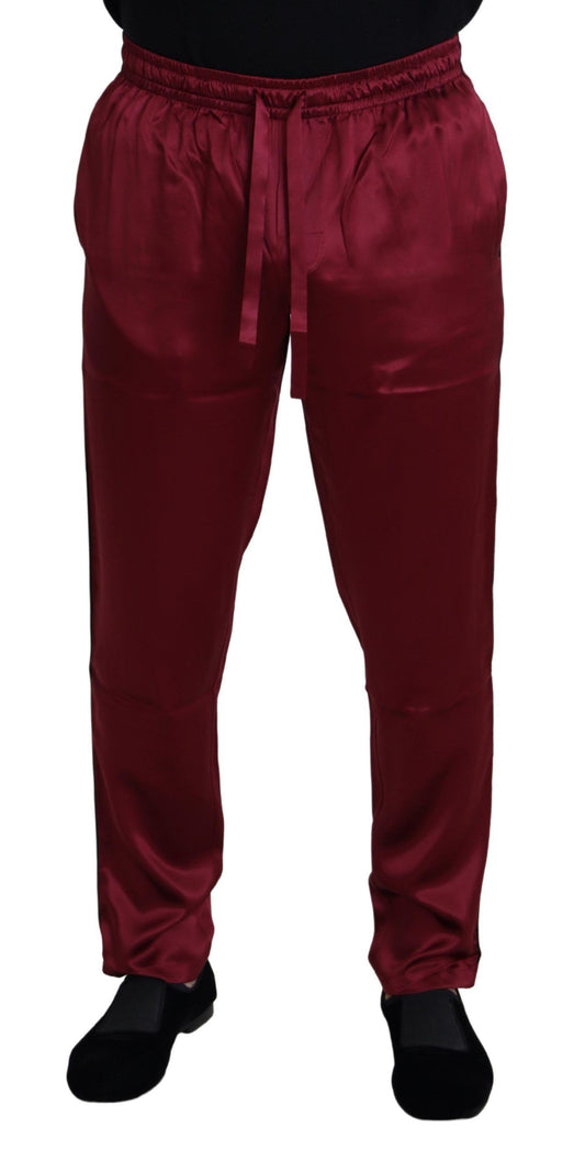Dolce &amp; Gabbana Silk Lounge Pants у Бордо