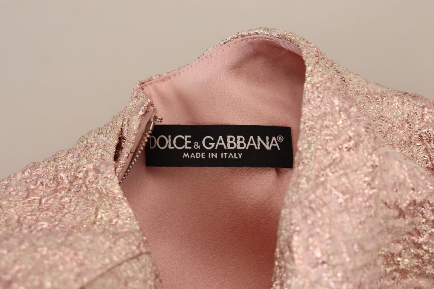 Елегантна рожева жаккардова сукня-футляр Dolce &amp; Gabbana