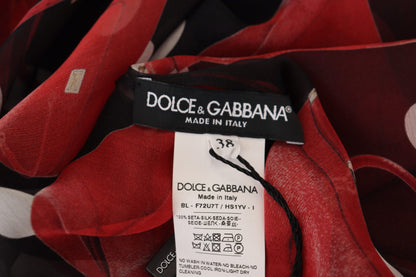 Шовкова блузка з сицилійським принтом Dolce &amp; Gabbana - розкіш і шик