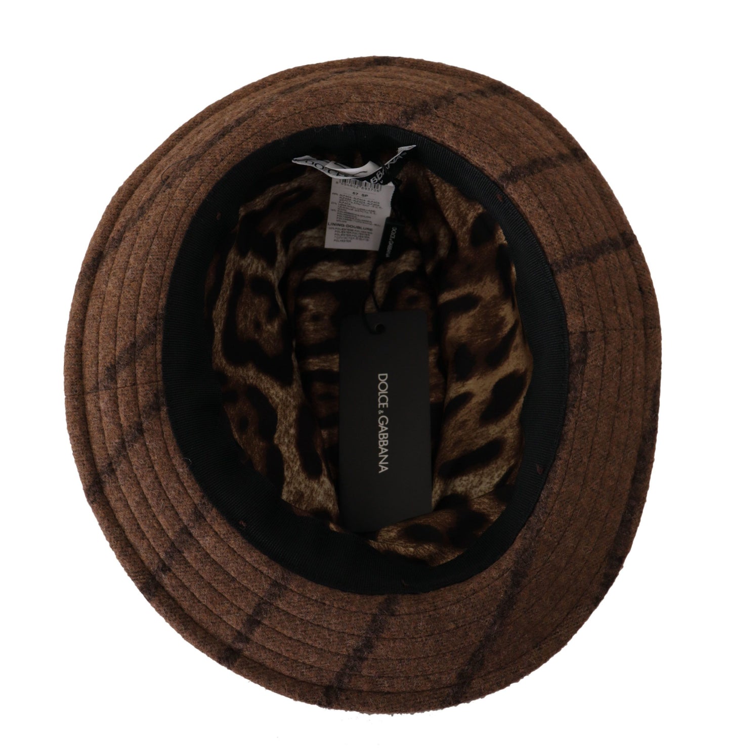 Елегантний капелюх Fedora з широкими полями Dolce &amp; Gabbana