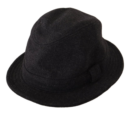 Елегантний сірий капелюшок Trilby Dolce &amp; Gabbana з вовни та кашеміру
