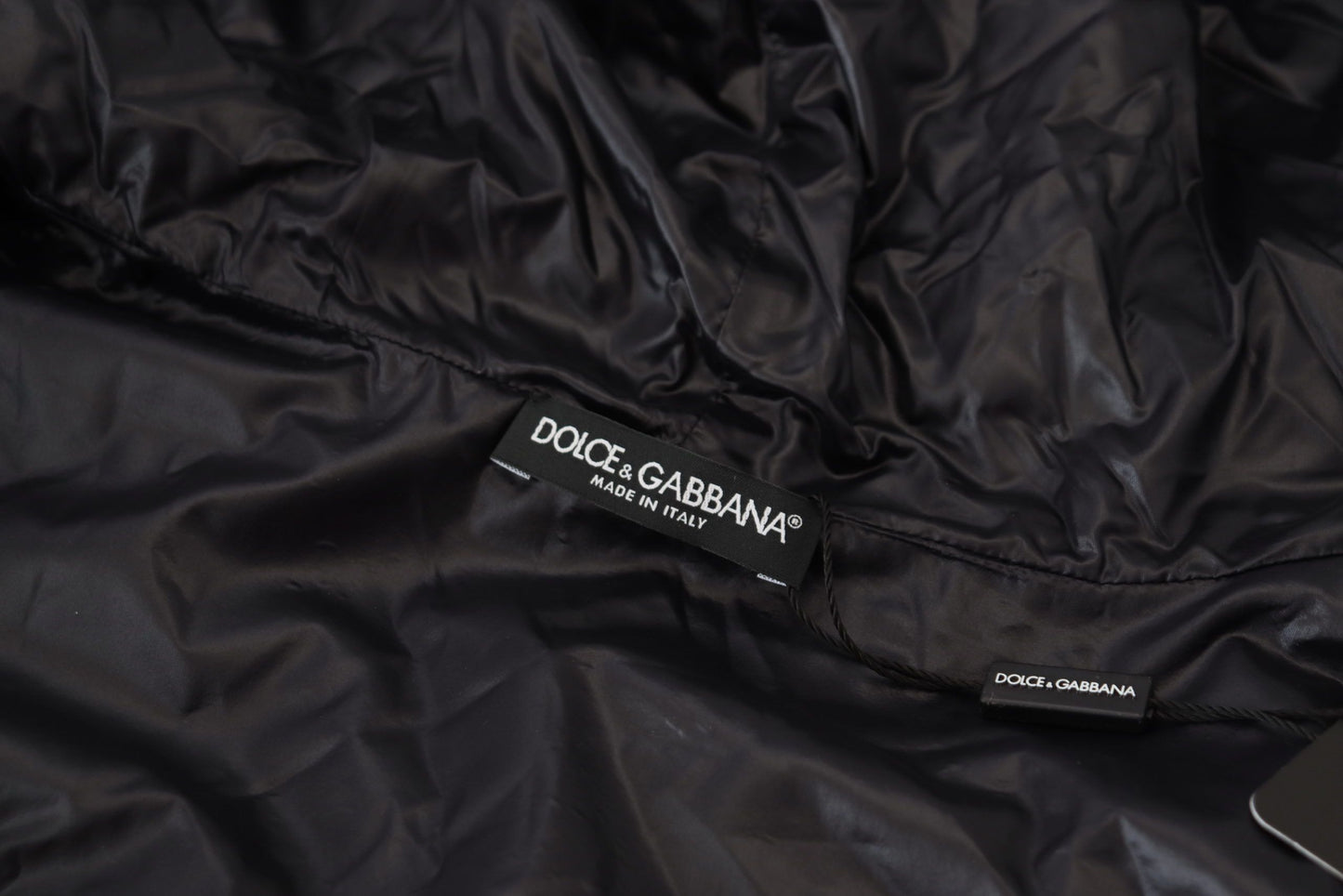 Елегантний чорний капелюх із суміші бавовни від Dolce &amp; Gabbana