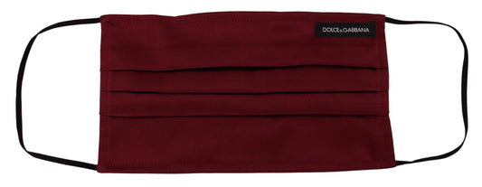 Маска для обличчя Dolce &amp; Gabbana Elegant Silk Pleated Maroon