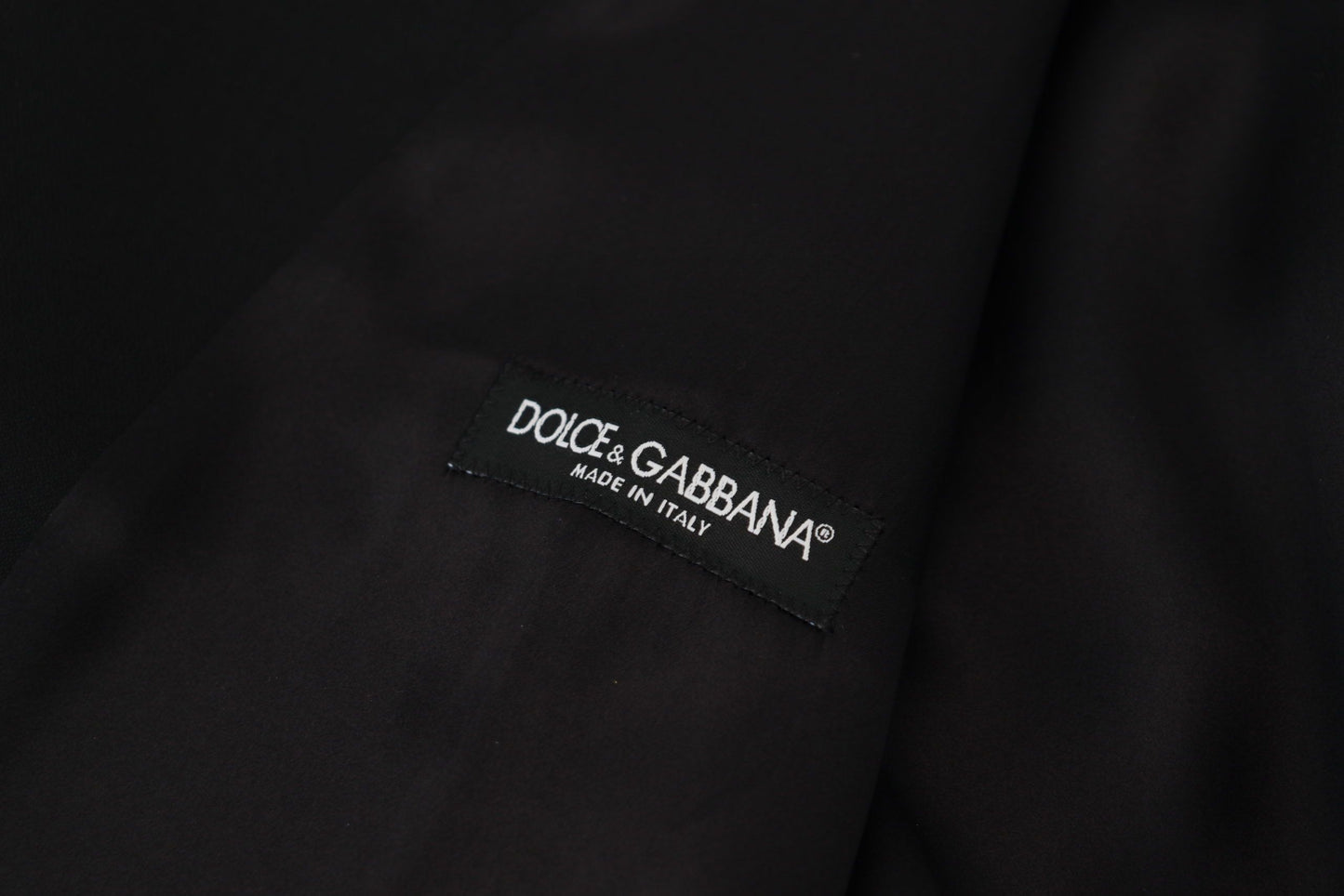 Елегантний чорний однобортний жилет Dolce &amp; Gabbana