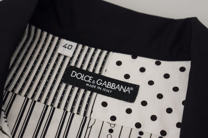 Елегантна чорно-біла бавовняна сорочка Dolce &amp; Gabbana